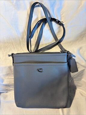 Coach Kitt Crossbody Messenger Bag Gray NWOT
